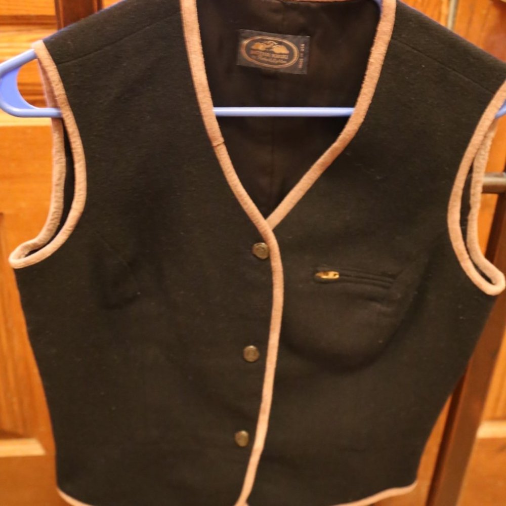 Vintage Wool Women's Vest by British Khaki